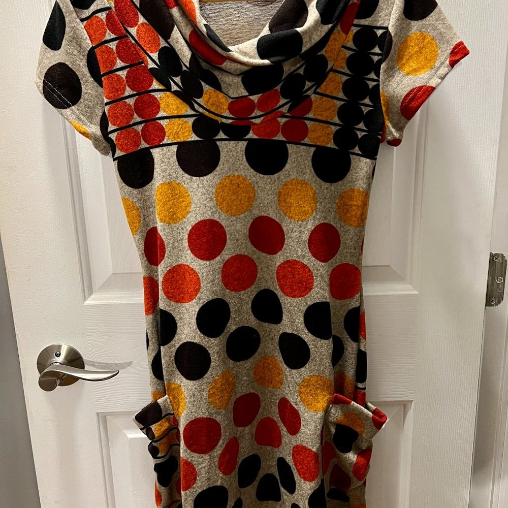 L.A. Soul Polka Dot Sweater Dress Size S
